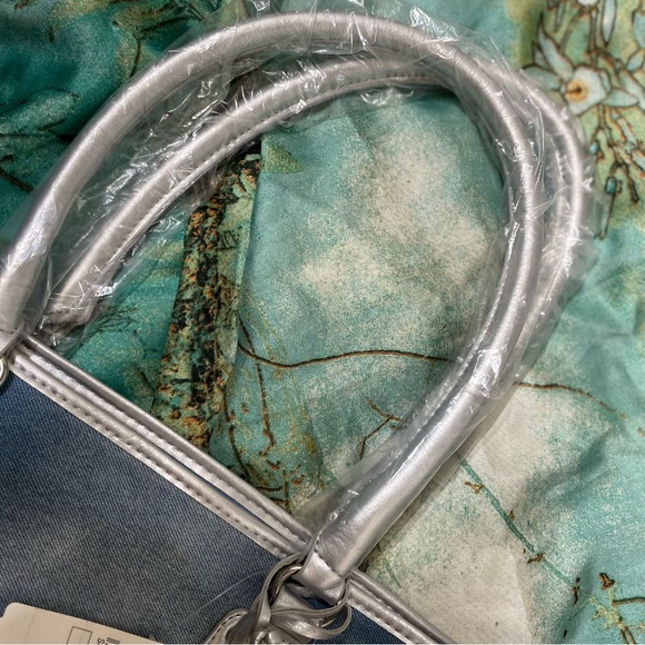 Vintage Neiman Marcus Denim Tote Bag, - Picture 12 of 13